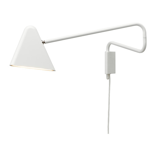 IKEA PS 2012 Wandleuchte, LED  Der lange Arm ist ausziehbar; so kann das Licht in verschiedene Positionen gerichtet werden. 