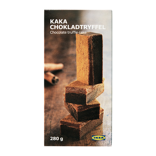 KAKA CHOKLADTRYFFEL Schokotrüffelschnitten gefr.  Sättigende kleine Schokotrüffelschnitte mit Kaffee-, Zimt- und Kardamomgeschmack. 