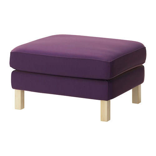 KARLSTAD Bezug Hocker Sivik dunkellila IKEA