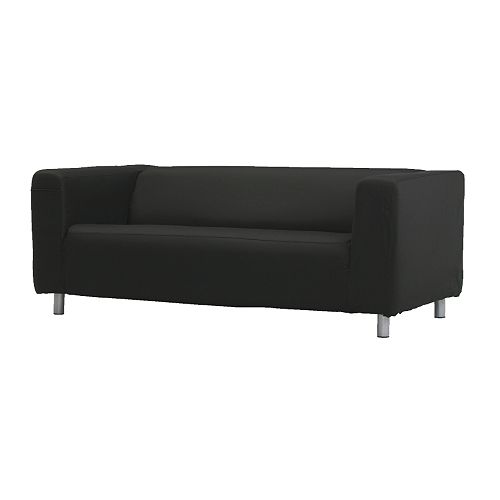 KLIPPAN Bezug 2er-Sofa - Granån schwarz - IKEA