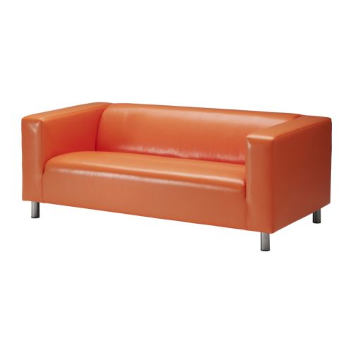 KLIPPAN 2er-Sofa  Pflegeleicht; mit einem feuchten Schwamm abwischen, ggf.   einen milden Reiniger verwenden. 