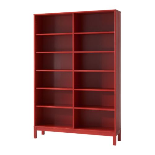 LINNARP Bücherregal  Massivholz, ein strapazierfähiges Naturmaterial.  2 feste Einlegeböden für höhere Stabilität. 