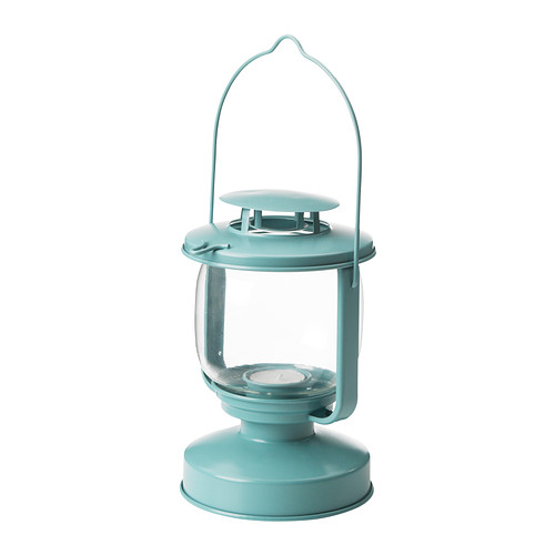 MÖRKT Laterne für Teelicht  Für drinnen und draußen geeignet. 