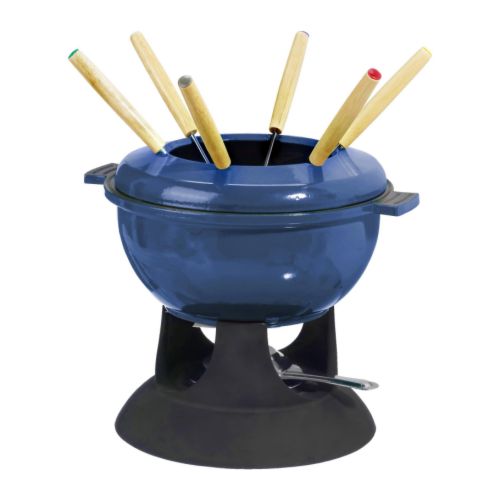 SENIOR Fondueset  Der Topf kann auf allen Kochfeldtypen vorgeheizt werden.   So erreicht der Inhalt schneller die gewünschte Temperatur. 