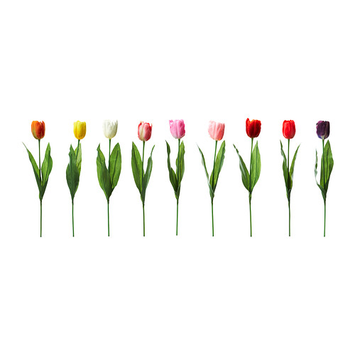 SMYCKA Kunstblume  Stängel mit Stahldraht; lässt sich nach Wunsch biegen.  Der Stängel kann mit einer Zange gekürzt werden. 