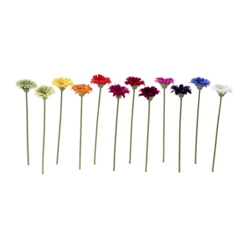SNÄRTIG Kunstblume  Stängel mit Stahldraht; lässt sich nach Wunsch biegen.  Der Stängel kann mit einer Zange gekürzt werden. 