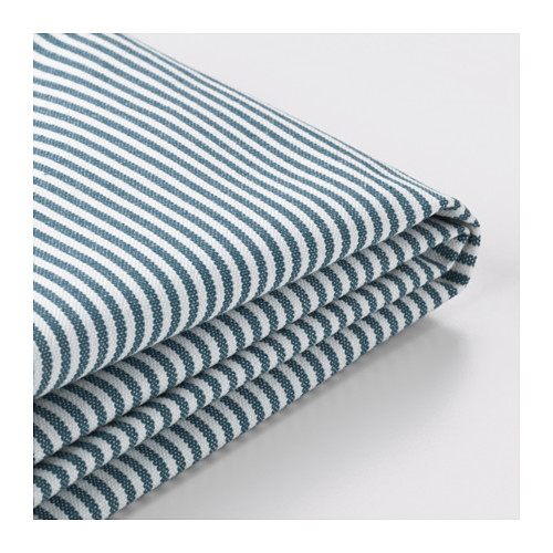 STOCKSUND Bezug 3er-Sofa - Remvallen blau/weiß - IKEA