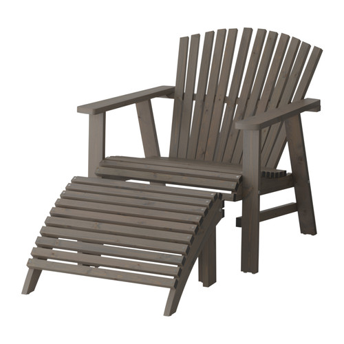 SUNDERÖ Ruhesessel  Die Leisten sind so gesägt, dass die Jahresringe eher senkrecht liegen. 