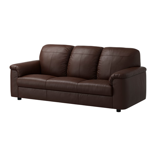 TIMSFORS 3erSofa Mjuk/Kimstad dunkelbraun IKEA