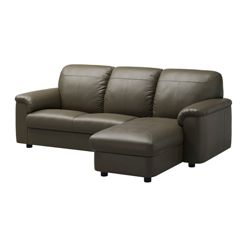 TIMSFORS 2erSofa mit Récamiere Mjuk/Kimstad dunkelgrün IKEA