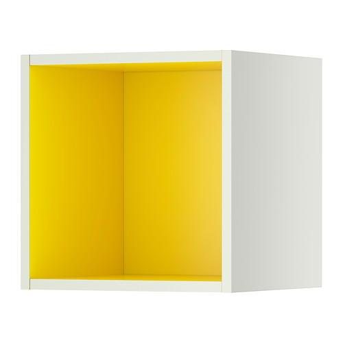 TUTEMO Regal - weiß/gelb, 40x37x40 cm - IKEA