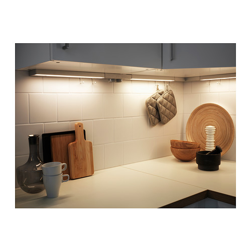 IKEA UTRUSTA LED Arbeitsbeleuchtung in silber  40cm 