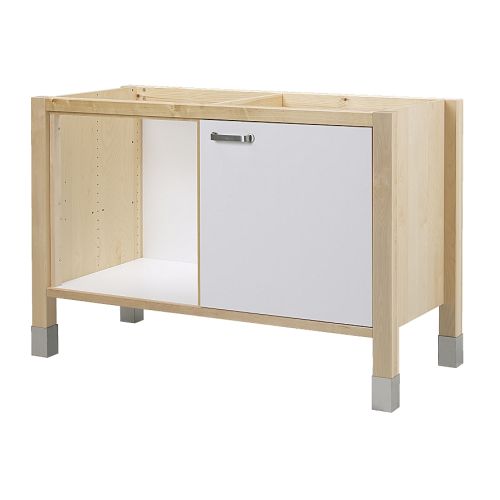 VÄRDE Schrank f. Einbauofen/Kochfeld  Frei stehend; bei Umzug oder Umräumaktionen schnell neu platziert.  Für Einbaubackofen. 