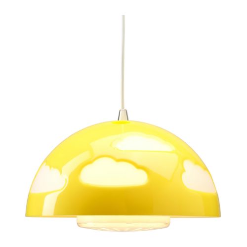 SKOJIG Loftlampe gul IKEA