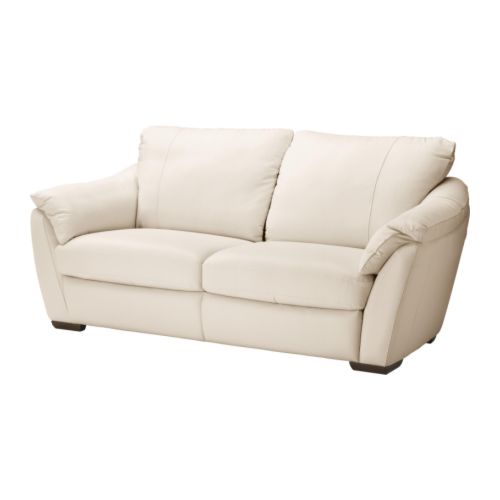 ÄLVROS Sofá 3 plazas IKEA Asiento y reposabrazos de piel fuerte, resistente y fácil de mantener.   Ideal para familias con niños. 