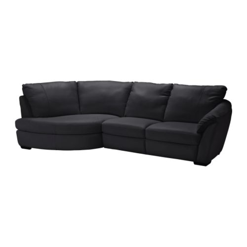 ÄLVROS Sofá esquiina&reposabrazos derecho IKEA Asiento y reposabrazos de piel fuerte, resistente y fácil de mantener.   Ideal para familias con niños. 