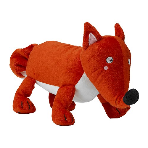 BARNSLIG RÄV Peluche musical Más ofertas en IKEA Estimula la visión, el oído y el tacto del bebé.  Sonido bajo, adaptado al oído sensible del bebé. 