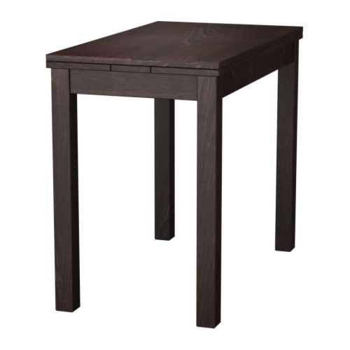BJURSTA Mesa de comedor Más ofertas en IKEA Mesa de comedor con 2 tableros de extensión.   Con espacio para 1-2 comensales. 