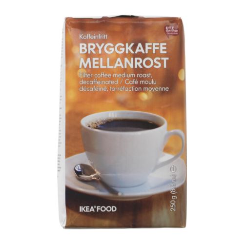BRYGGKAFFE MELLANROST Café descafeinado Más ofertas en IKEA