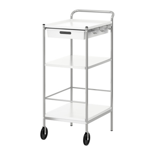 BYGEL Carrito Más ofertas en IKEA La parte superior del carrito es desmontable y se puede utilizar como bandeja. 