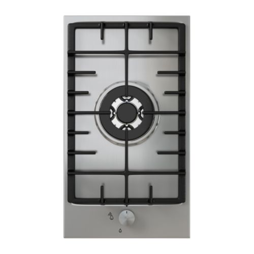 FRAMTID HGA1K Placa de gas IKEA Un quemador en sólo 29 cm de espacio, ideal para cocinas pequeñas. 