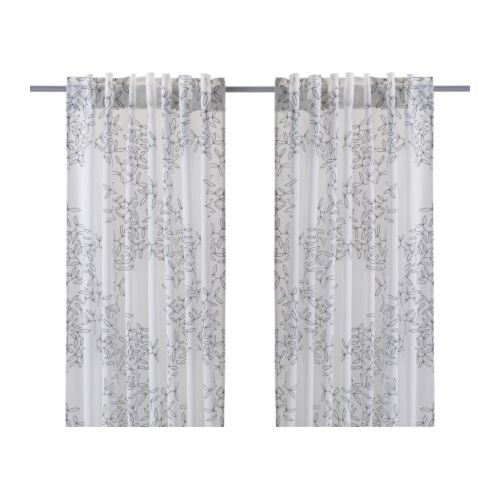 HEDDA BLAD Par de cortinas Más ofertas en IKEA Cortina fina y delicada que tamiza la luz suavemente. 
