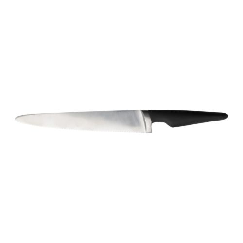 IKEA 365+ GNISTRA Cuchillo de pan Más ofertas en IKEA Debido al diseño y material del mango, se sujeta con facilidad. 