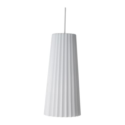 IKEA 365+ LUNTA Lámpara de techo Más ofertas en IKEA La forma plisada de la pantalla proporciona una luz sin destellos. 