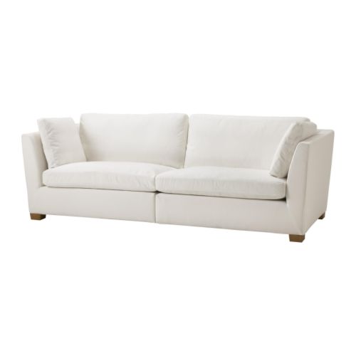 IKEA STOCKHOLM Sofá de 3½ plazas IKEA Fácil de mantener.   La funda es desenfundable y se puede lavar en seco. 