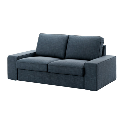 KIVIK Funda para sofá de 2 plazas - Hillared azul oscuro ...