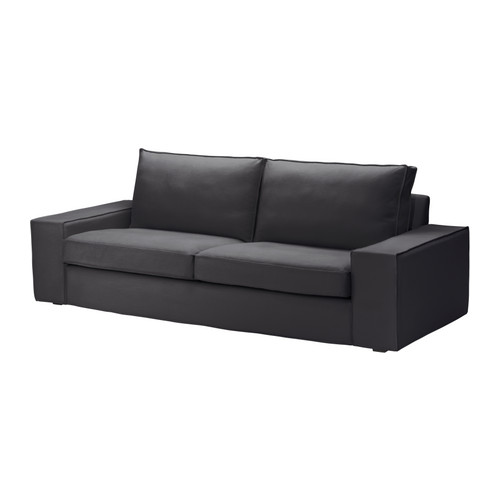 KIVIK Sofá 3 plazas Dansbo gris oscuro IKEA