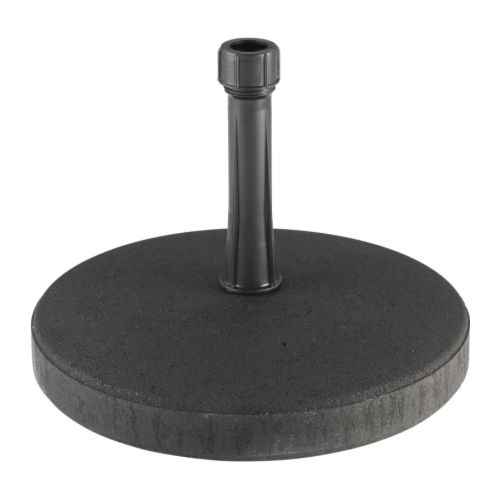 LÖKÖ Base para sombrilla Más ofertas en IKEA El peso de la base proporciona una gran estabilidad, incluso a las sombrillas grandes. 