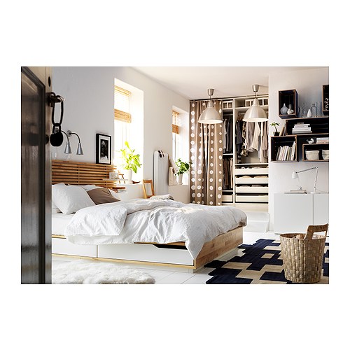 MANDAL Estructura cama&cajones Más ofertas en IKEA Puede completarse con el cabecero MANDAL. Madera maciza, material natural muy resistente.