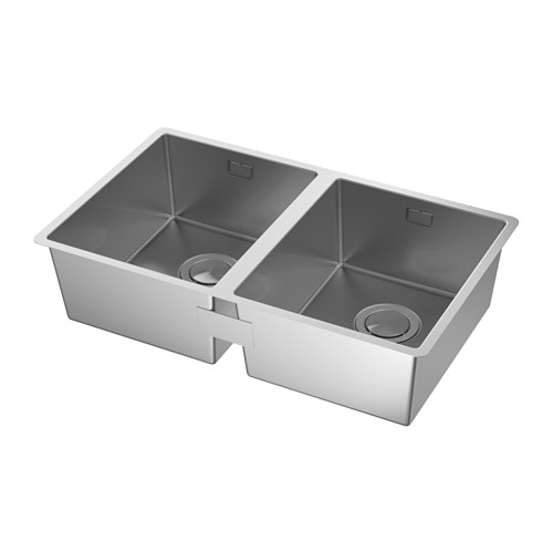 fregadero ikea dos senos