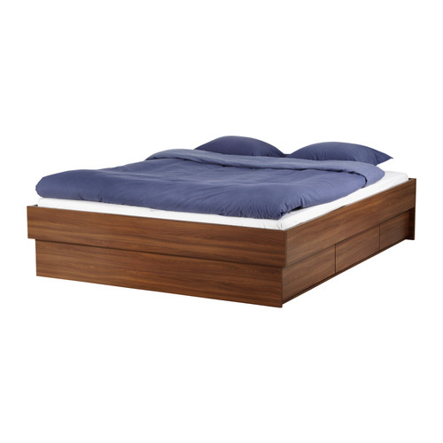 OPPDAL Estructura cama&almacenaje Más ofertas en IKEA Laterales de la cama regulables.   Permite utilizar colchones de diversos grosores. 