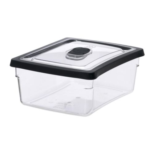 RARITET Bote con tapa Más ofertas en IKEA No decolora con salsa de tomate, etc.  La válvula permite un calentamiento efectivo en el microondas. 