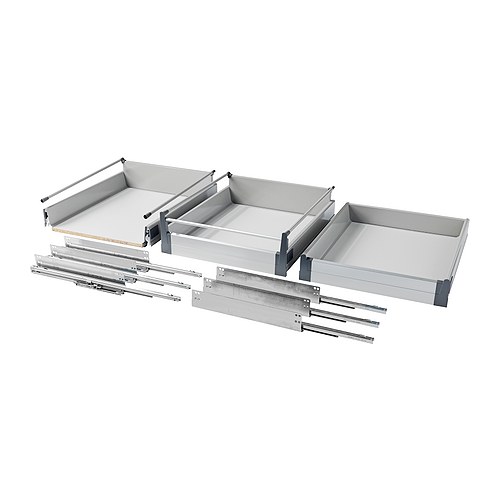 RATIONELL Cajón xtríble, juego 3 IKEA Totalmente extraíble. 