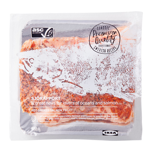 SJÖRAPPORT Salmón ahumado caliente IKEA