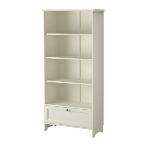 SMÅDAL Librería con cajón IKEA 3 baldas regulables, para distribuir el espacio según se necesite. 