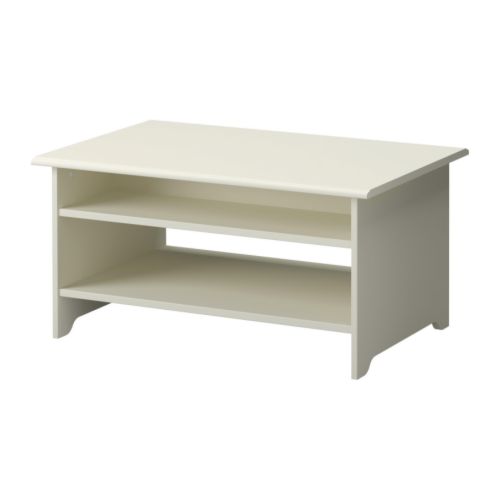SMÅDAL Mesa de centro IKEA Con baldas para guardar revistas, etc.  , donde puedes organizarlo todo y despejar la superficie de la mesa. 
