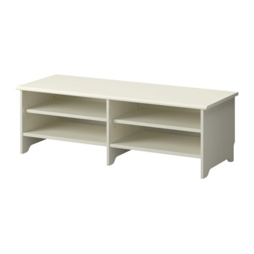 SMÅDAL Mueble TV IKEA 2 baldas regulables, para que distribuyas el espacio según tus necesidades. 