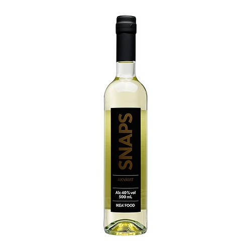 SNAPS AKVAVIT Aguardiente especiado 40% Más ofertas en IKEA Aguardiente especiado fuerte: alcaravea, anís e hinojo.   Un clásico aguardiente sueco. 