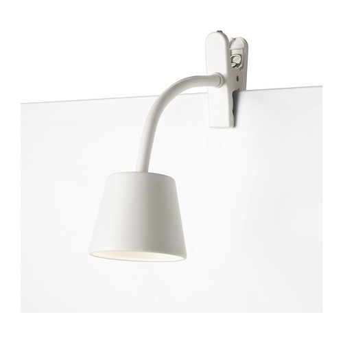 TISDAG Foco pinza Más ofertas en IKEA Fina y ligera: fácil de colocar en pequeños espacios y de desplazar donde la necesites. 