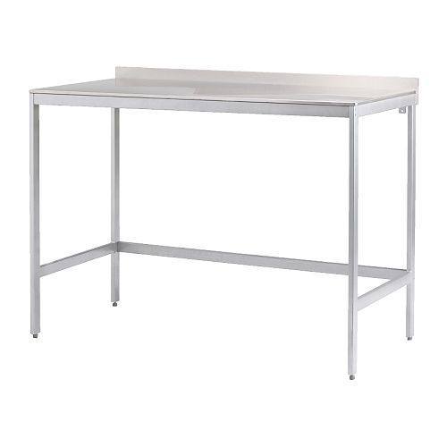 UDDEN Banco de trabajo Más ofertas en IKEA Tablero de acero inoxidable: superficie higiénica y resistente, fácil de limpiar. 