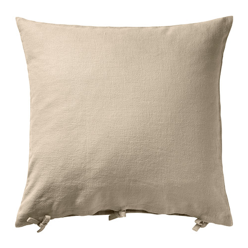 URSULA Funda de cojín Más ofertas en IKEA La funda de cojín es de ramio, un material natural absorbente y resistente, con una textura irregular. 
