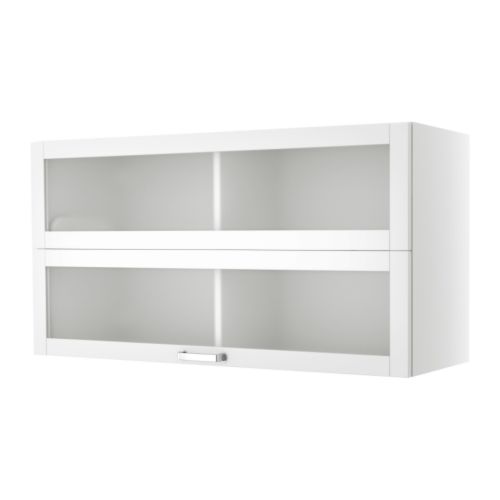 VÄRDE Vitrina de pared IKEA Puerta plegable.   No necesita tanto espacio para abrir. 