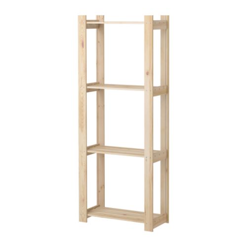 ALBERT Hylly IKEA Käsittelemätöntä puuta.   Voidaan öljytä, vahata tai petsata persoonallisen ilmeen ja kulutusta kestävän pinnan aikaansaamiseksi. 