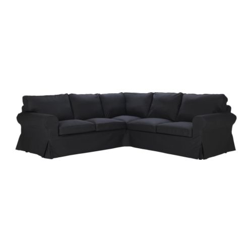 EKTORP 2+2-kulmasohvan päällinen IKEA Helppo pitää puhtaana konepestävän irtopäällisen ansiosta. 