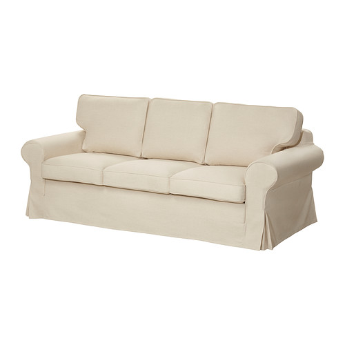 EKTORP PIXBO 3-ist vuodesohvan päällinen IKEA Helppo pitää puhtaana kemiallisesti pestävän irtopäällisen ansiosta. 