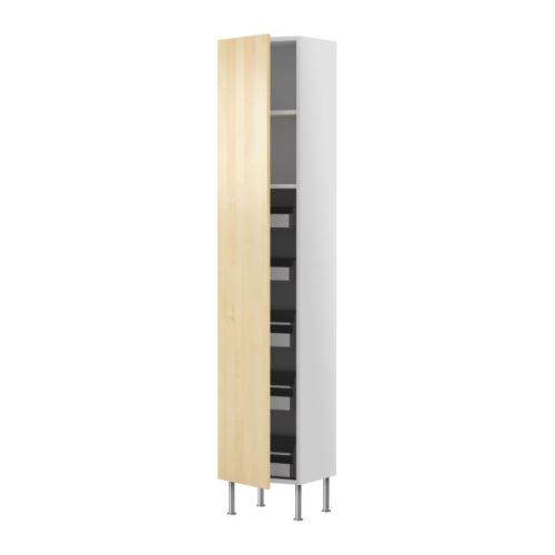 FAKTUM Korkea kaappi+laatikot/hyllylevyt IKEA